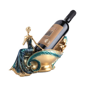 全力欧式红酒架树脂摆件创意实用果盘