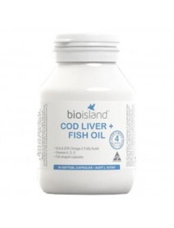 Bioisland 鳕鱼肝油 90粒 新包装
