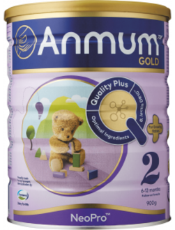 【新西兰直邮】Anmum安满 婴儿奶奶粉 2段（6-12月） 900克 一箱6罐