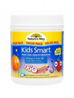 Natures Way 儿童鱼油三种口味混合装 180粒