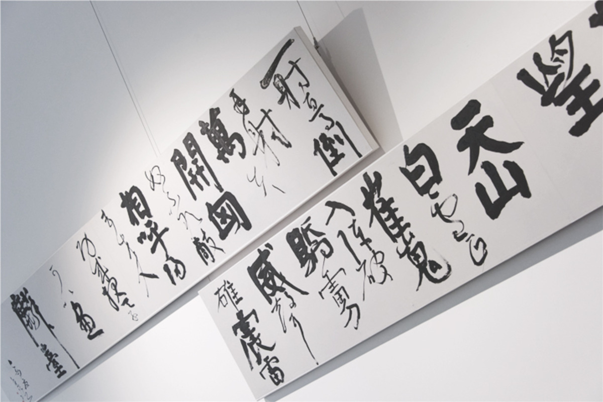 顾柯红书法展「化无所化」在亿美术馆开幕