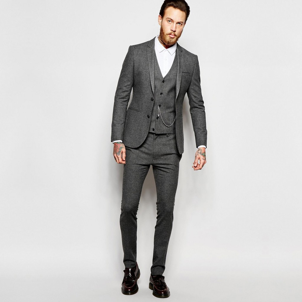 2018春季新款单西外套修身小西装-4