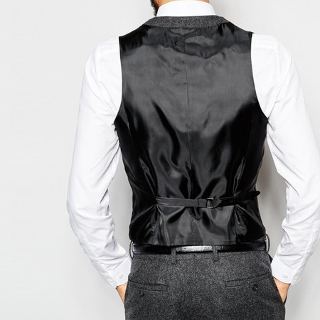 秋冬韩版修身英伦时尚西服小背心休闲职业正装