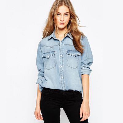 牛仔外套女韩版修身百搭短款上衣新款时尚bf长袖短款夹克潮