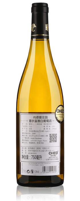 尚德塞莊園普衣富賽白葡萄酒2009-2