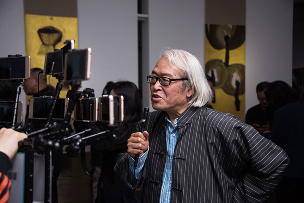 「白鸟黑飞 - 岛子水墨展」在北京798太和艺术空间举办