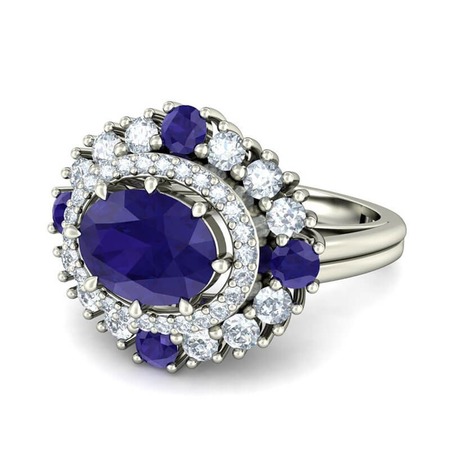 18K金钻戒结婚30分50分钻石女戒指1克拉