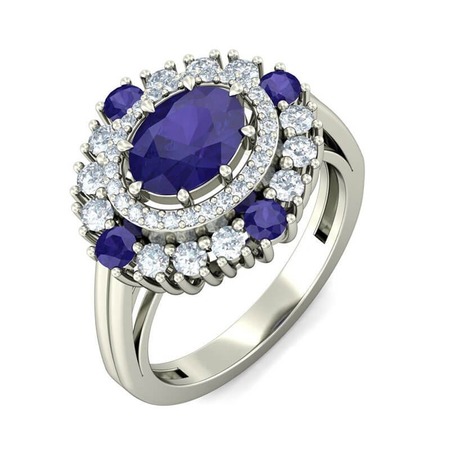 18K金钻戒结婚30分50分钻石女戒指1克拉