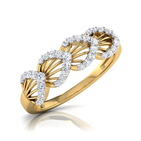 经典皇冠六爪显钻设计钻戒