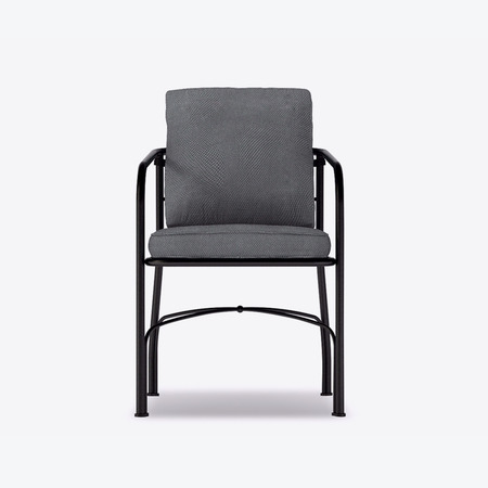 北欧铁艺沙发单人沙发椅单人椅单椅 设计师工作室简约休闲皮沙发