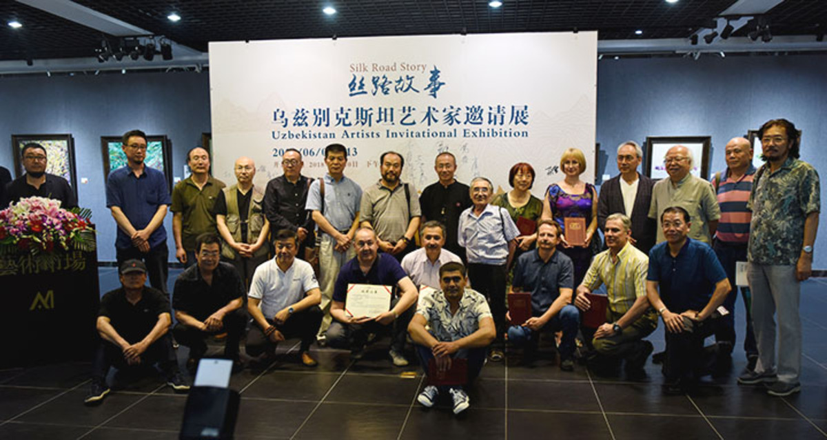 展览 | “丝路故事 - 乌兹别克斯坦艺术家邀请展”在艺术市场美术馆举办
