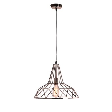 PENDANT LAMP KAYA 40 CM NICKEL SATIN