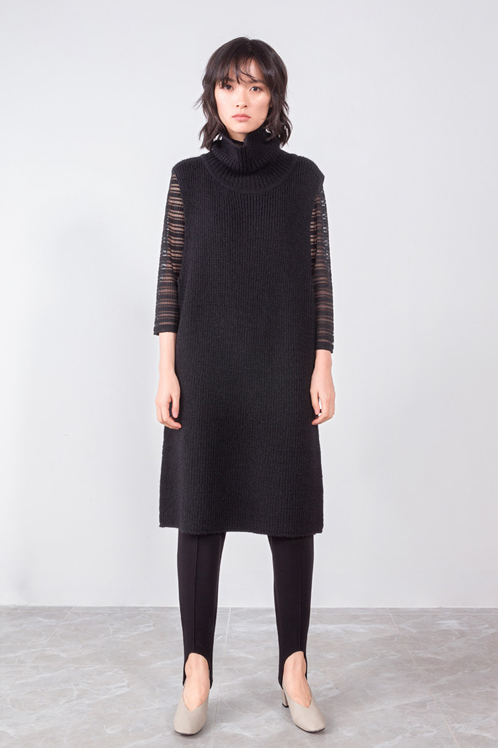 棉府绸束腰上衣