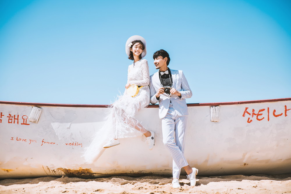 圣托里尼旅拍婚纱照