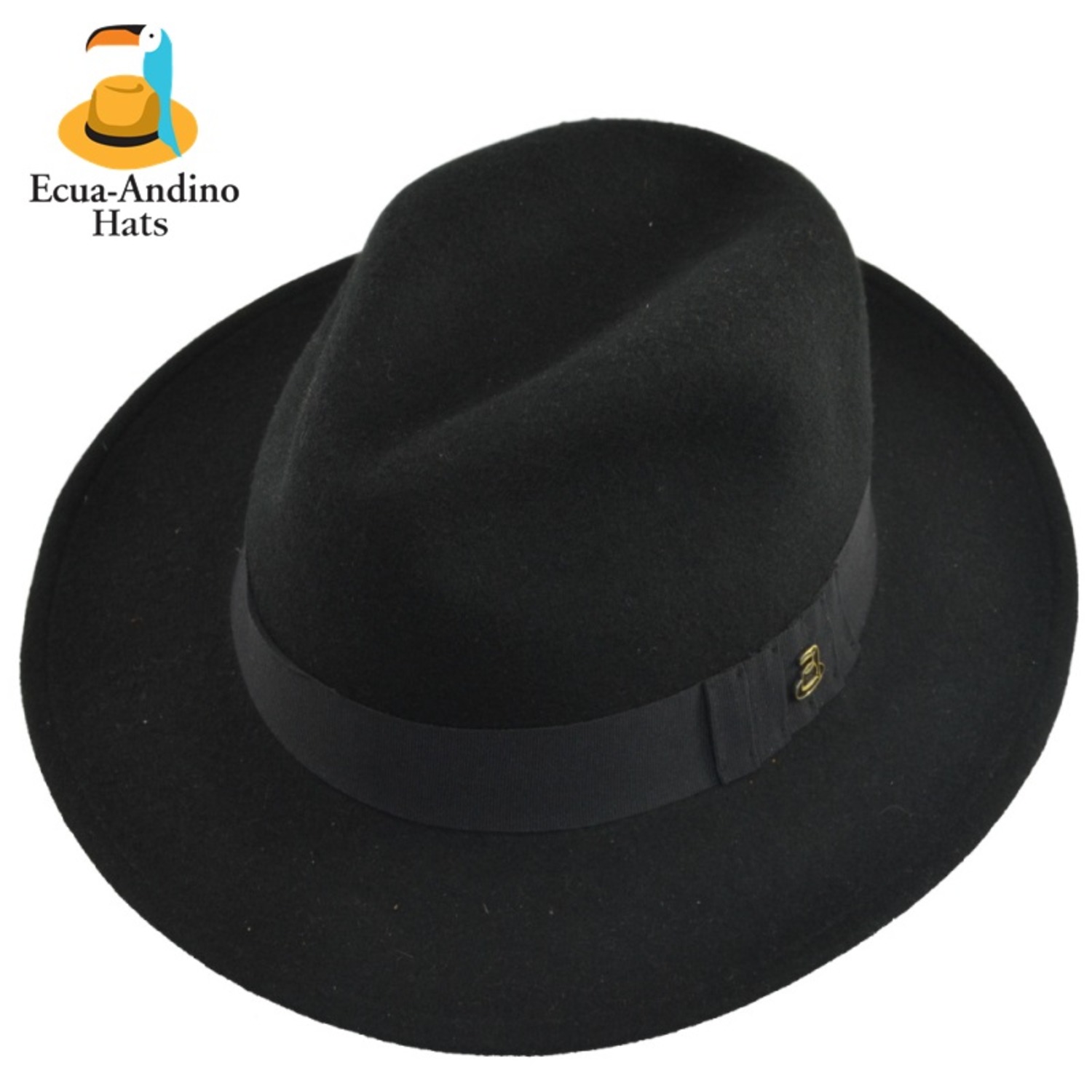 Ecua-Andino 正宗巴拿马帽 Fedora 经典费朵拉 手工毡帽 秋冬新上市-4