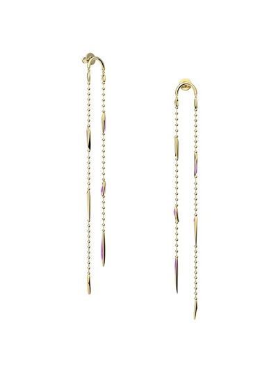 天然鲍鱼贝潜水鱼影纯银耳环