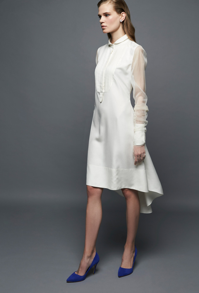 轻盈棉质双排扣风衣