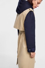 人字斜纹男士版大衣