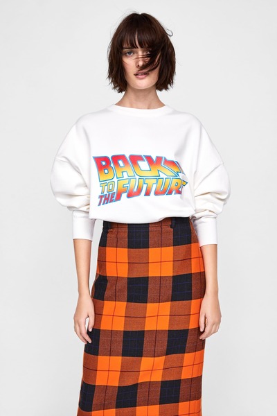 霓彩格纹轻便大衣