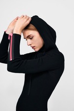 霓彩格纹轻便大衣