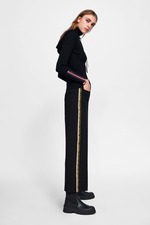 霓彩格纹轻便大衣