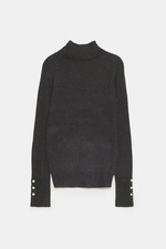 基本款高领针织衫