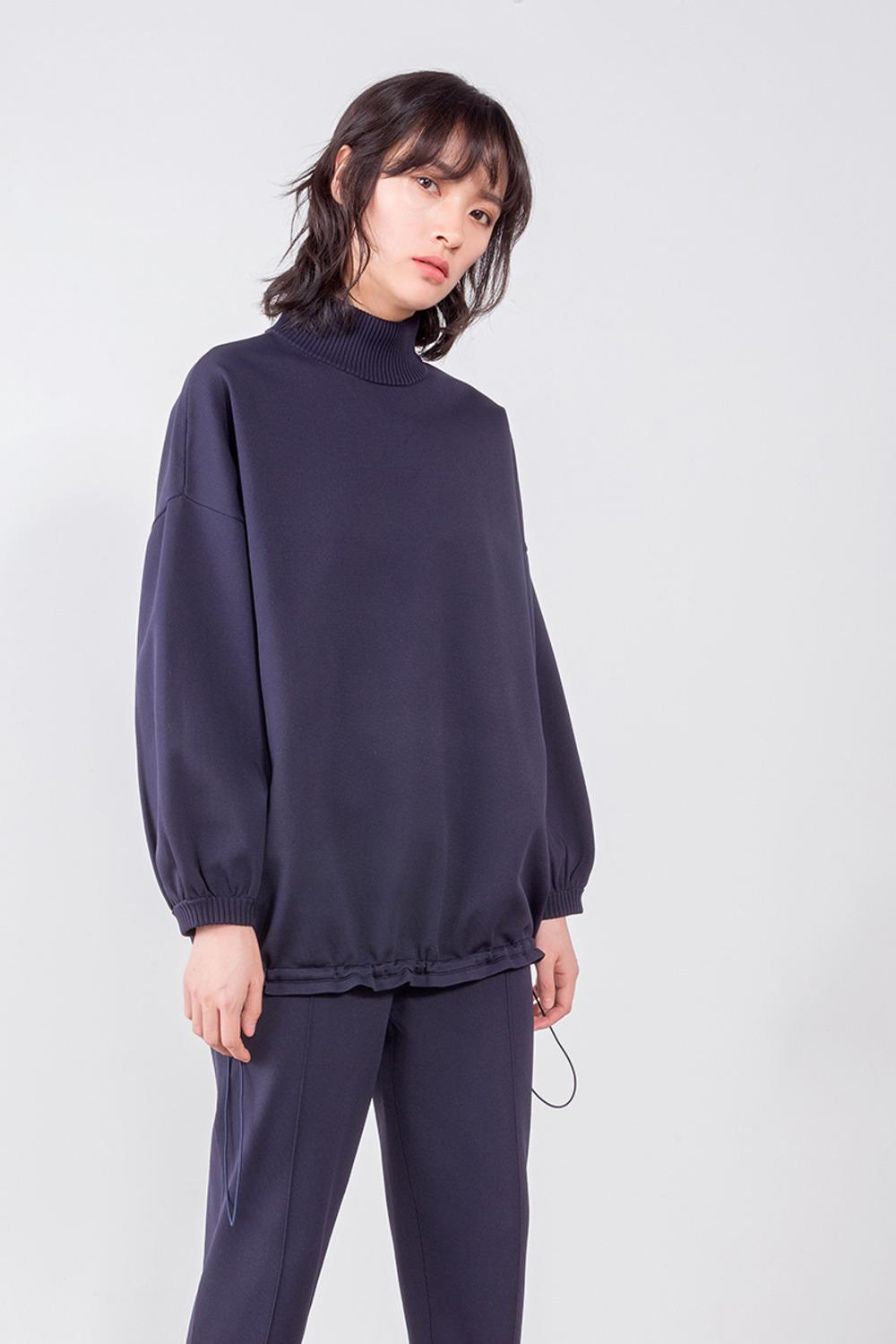 字母提花针织套头衫-9