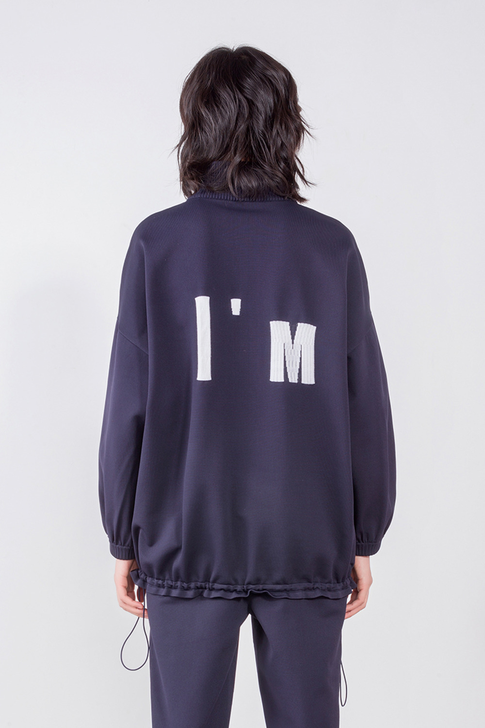 字母提花针织套头衫-11