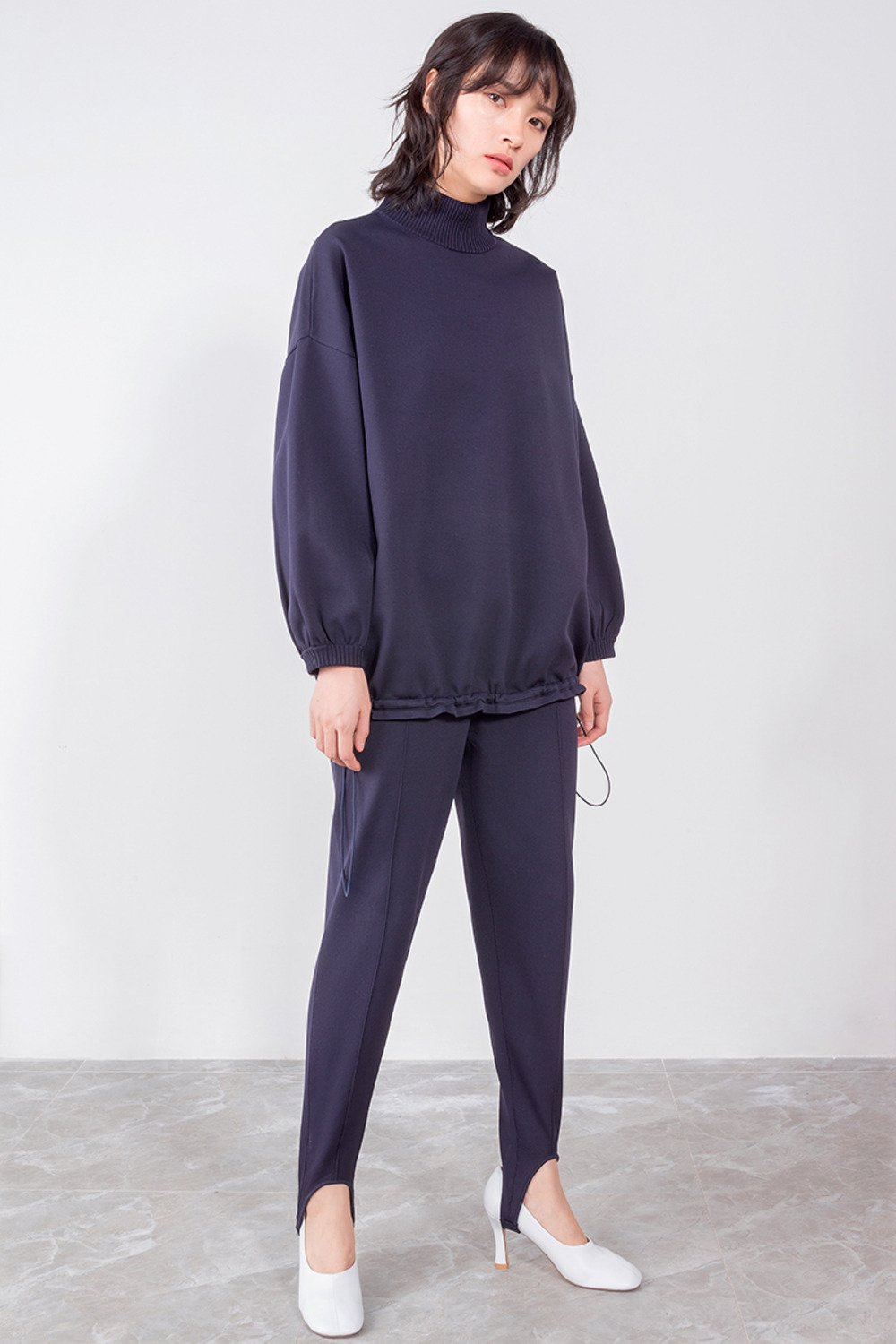 字母提花针织套头衫-7