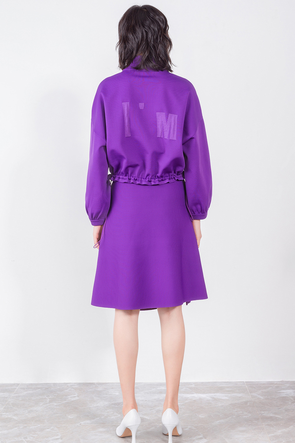 字母提花针织套头衫-10