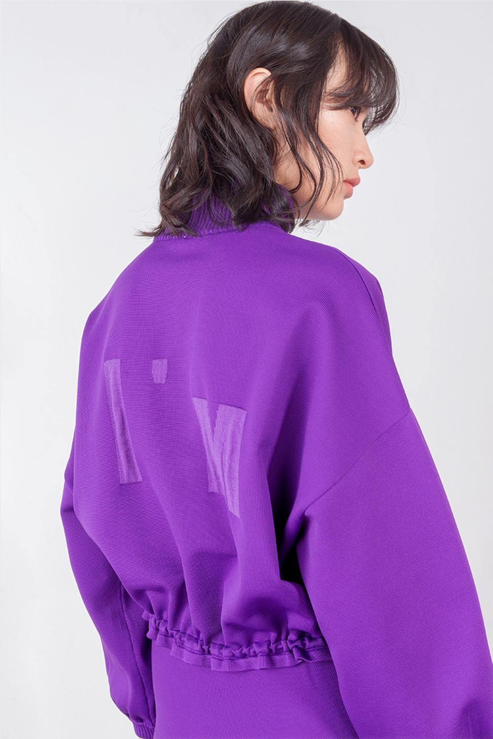 字母提花针织套头衫-3