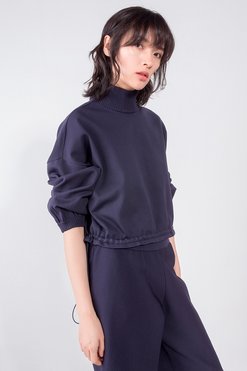 字母提花针织套头衫-5