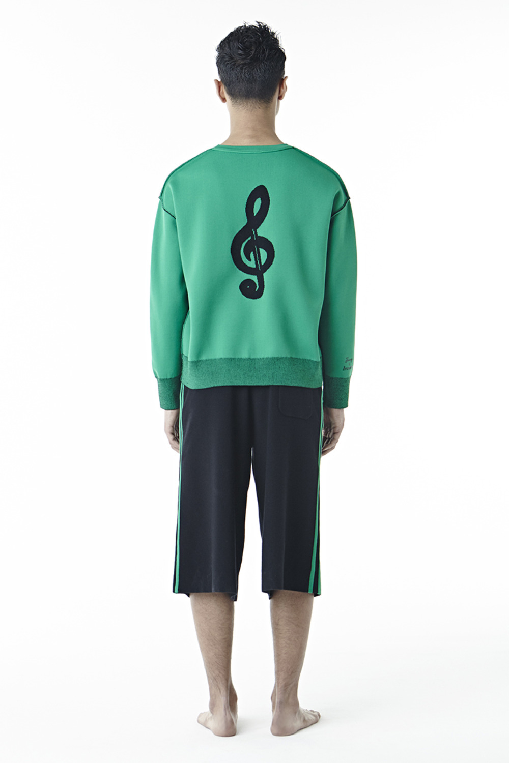 音符印花卫衣-7