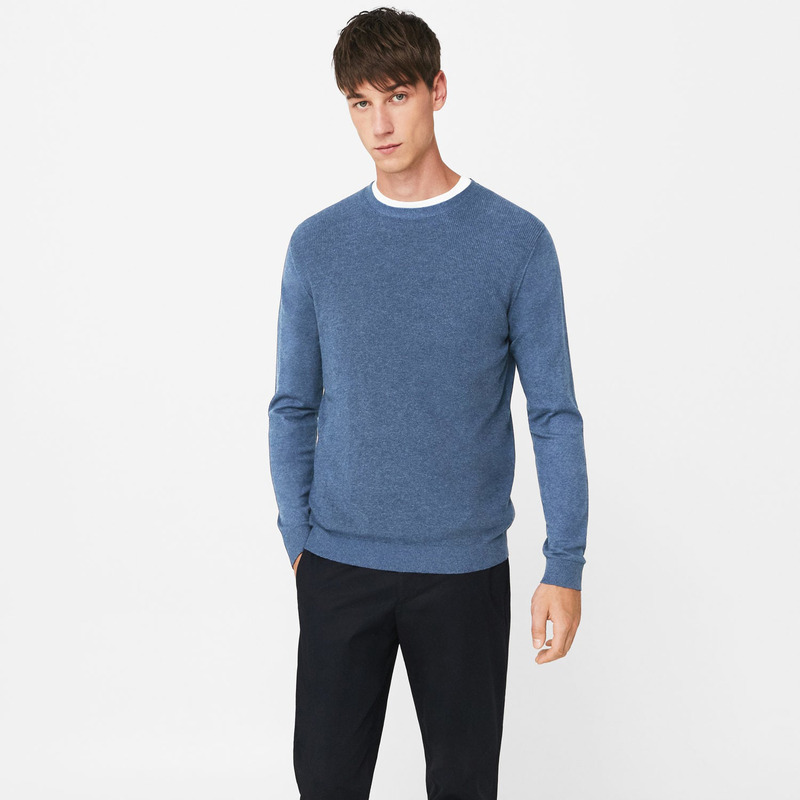 口袋饰皮革购物包