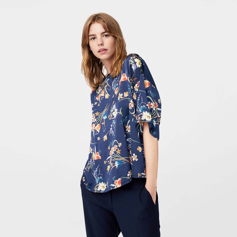 口袋饰皮革购物包