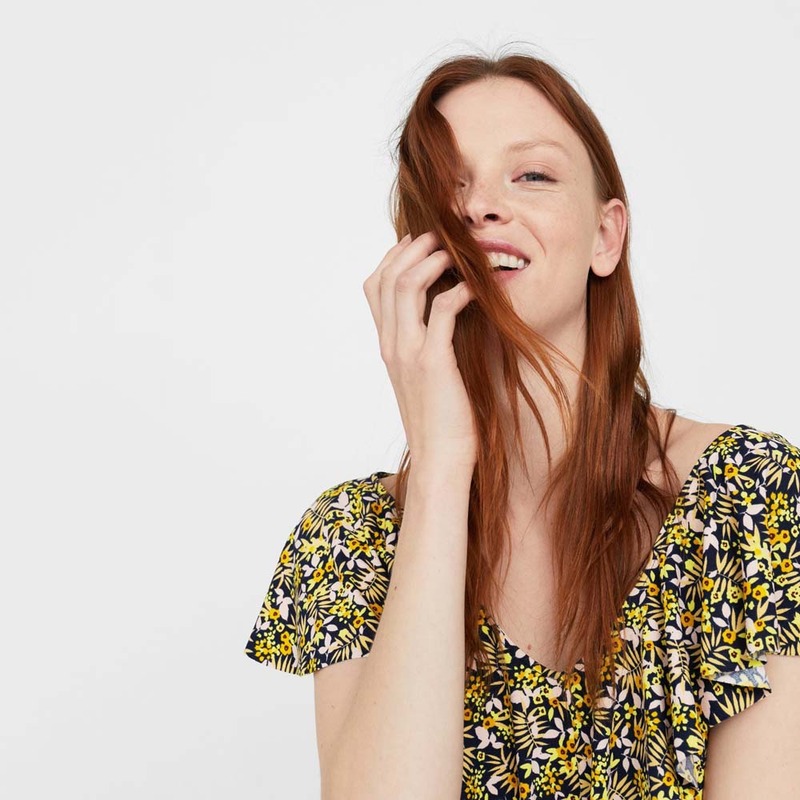 口袋饰皮革购物包