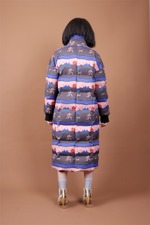 18AW长款印花羽绒服