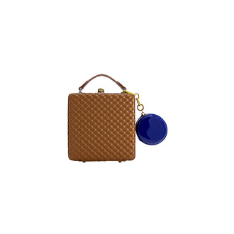 复古方+圆小箱 棕蓝