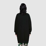 GG 刺绣蕾丝牛仔连衣裙