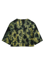 Pipit 短款扎染T恤 | 扎染黄