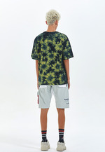 Passerine 超宽松扎染T恤 | 扎染黄