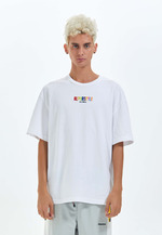 Global 短袖T恤 | 白