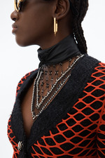 亮片短版连衣裙