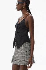 亮片短版连衣裙