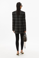 拷花丝绒运动夹克