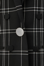 拷花丝绒运动夹克