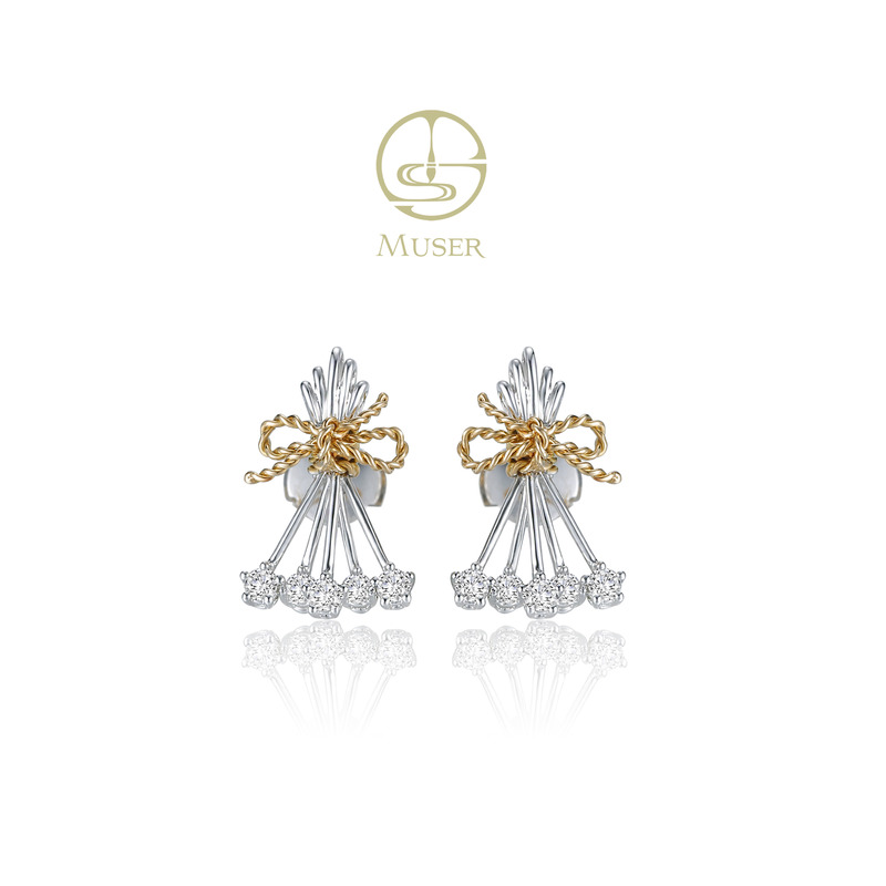 预售-手捧花-短款耳钉