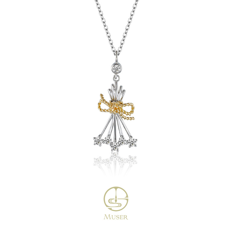 预售-手捧花-短款吊坠