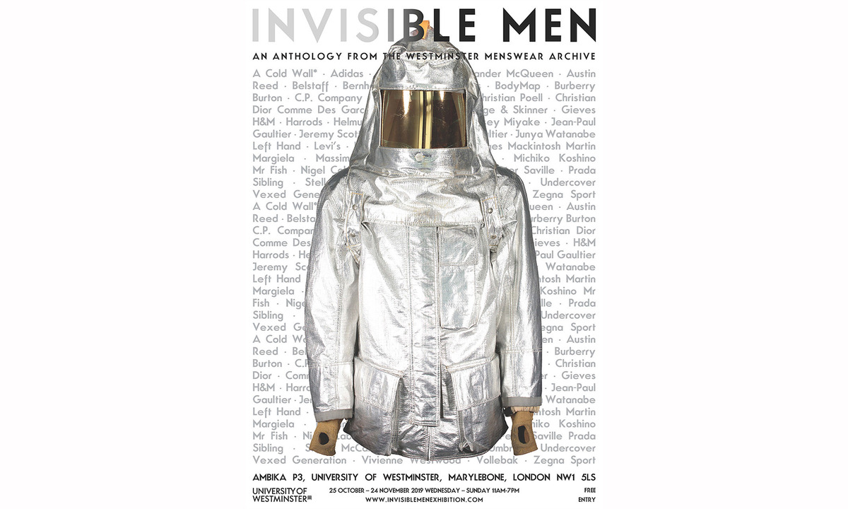 研究男装设计语言,展览《Invisible Men》即将于伦敦展开