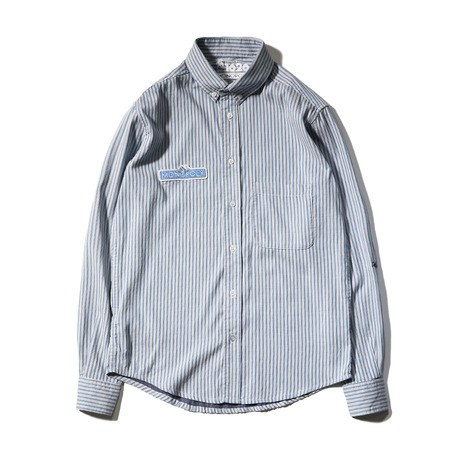 STRIPE DOWN COLLAR SHIRT